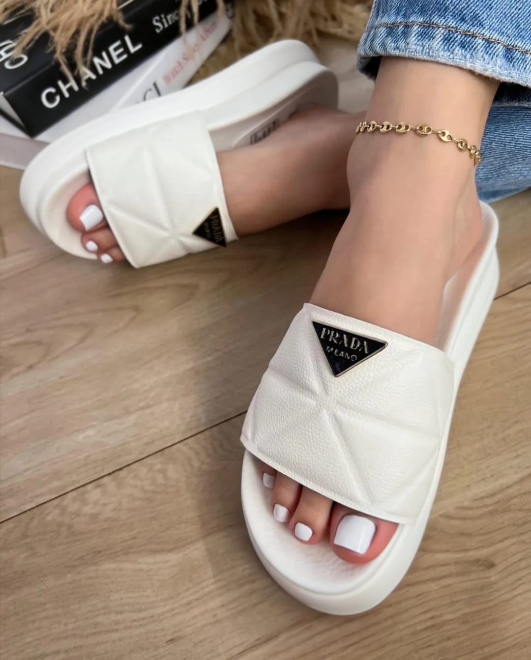Sandalias Diamonds Prada