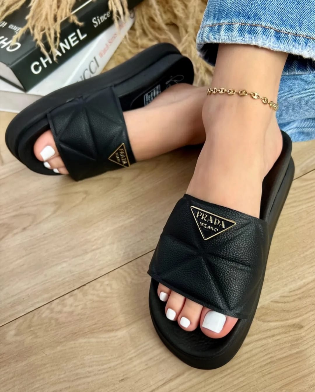 Sandalias Diamonds Prada