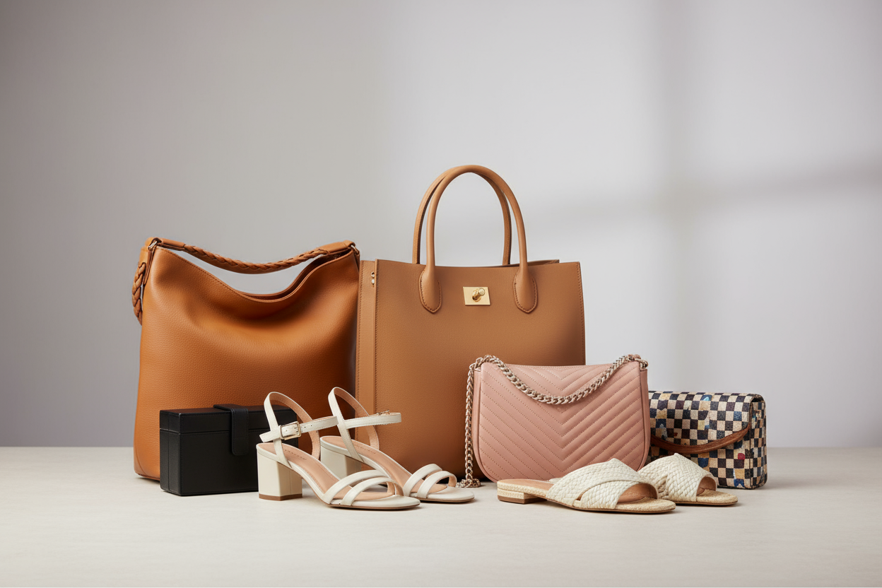 Sandalias, bolsos mujeres magaletas Factory